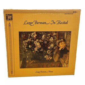 Lazar Berman in Recital (Vinyl, 1979) Musical Heritage Society MHS 4066 VG+ LP